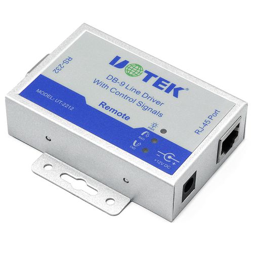 宇泰ut 2212 有源232延长器串口放大器中继器远距离全信号9针串口延长